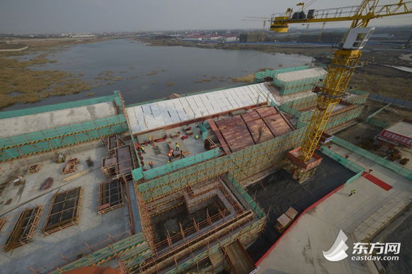 初の客に向けた建築が竣工　上海ディズニー建設が新たな段階に入る 