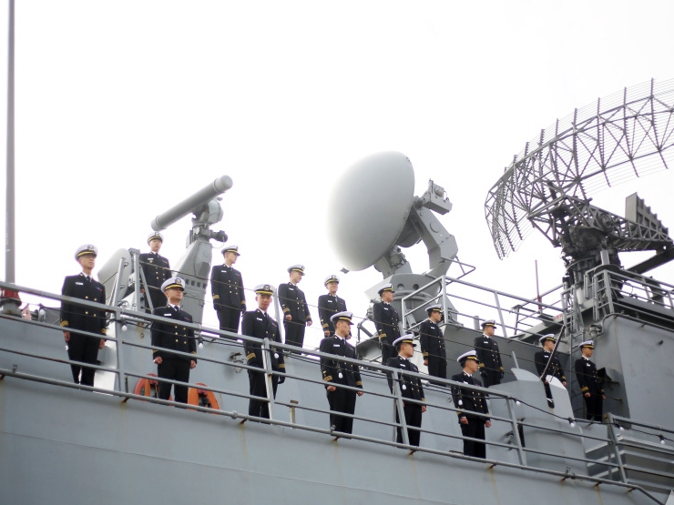 韓国海軍の艦艇が上海に寄港　４日間友好訪問を